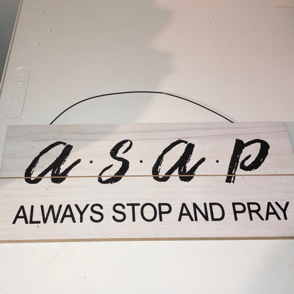 Mainstays Black and White Inspirational Wall Art